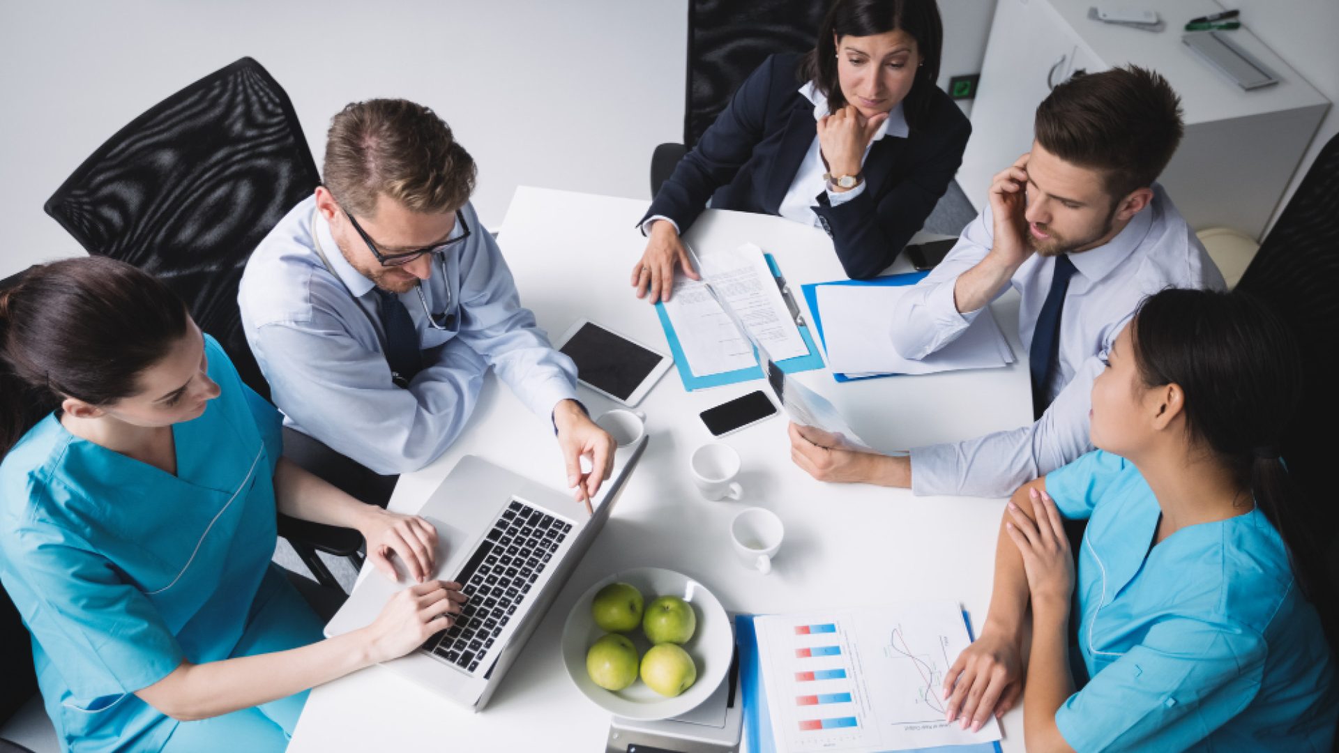 doctors office discussion